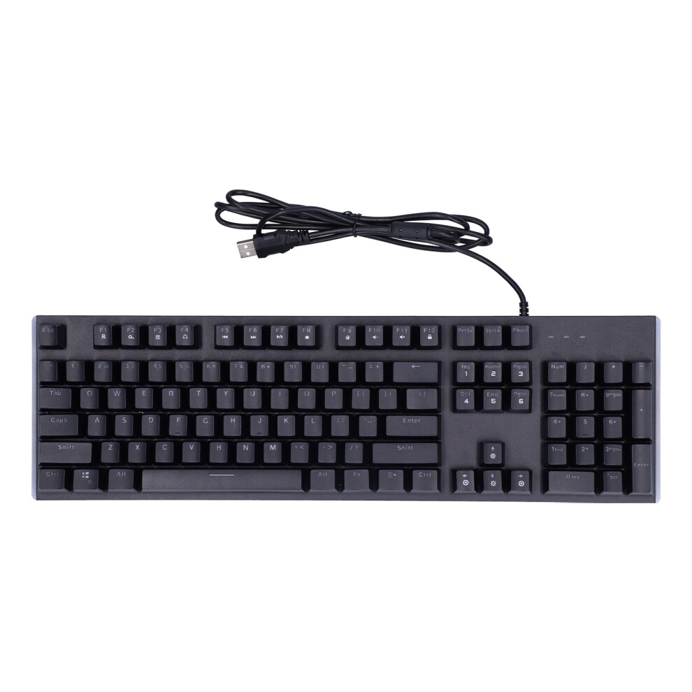 Usb Wired Gaming Keyboard Ergonomic Layout Premium Material Customizable Led Backlit Hot Swappable Mechanical Keyboard Full Key No Punch Dynamic 9028731824864