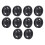10PCS 90mm Garage Door Pulley Wheels 14