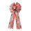 Double Layer Linen Bow for Xmas Tree Decorations, Khaki, 54x25.5cm 2