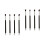 8 Pcs Eye Make-Up Brush Kit Eye And Silver 4