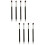 8 Pcs Eye Make-Up Brush Kit Eye And Silver 7