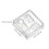 10Pcs Silicone Nail Decor Mold DIY Nail Decoration 3D Pattern White 4