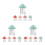 15Pcs Assorted Color Plastic Lip Gloss Tubes for Storage with Wand 4