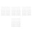 228Pcs White Pet Double Sided Blank for Game DIY 1