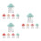15Pcs Assorted Color Plastic Lip Gloss Tubes for Storage with Wand 7