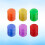 240Pcs Colored Counting Chips Plastic Markers for Kids and Games 7