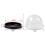 200Pcs Food Grade Pet Cake Dome Boxes Clear Mooncake Cupcake Holders 3
