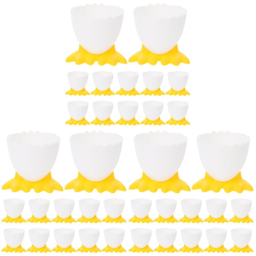 36Pcs Assorted Color Egg Cups Soft Boiled Eggs Holder for Home Kitchen