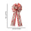 Double Layer Linen Bow for Xmas Tree Decorations, Khaki, 54x25.5cm 4