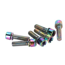 6pcs Aluminum Alloy Bicycle Stem Screws M5x18mm for Mountain Bike Colored Accessories