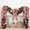 Double Layer Linen Bow for Xmas Tree Decorations, Khaki, 54x25.5cm 6
