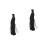 2Pcs Durable Black Elastic Strings for Clothing DIY Stretch Bands 5