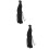 2Pcs Durable Black Elastic Strings for Clothing DIY Stretch Bands 8