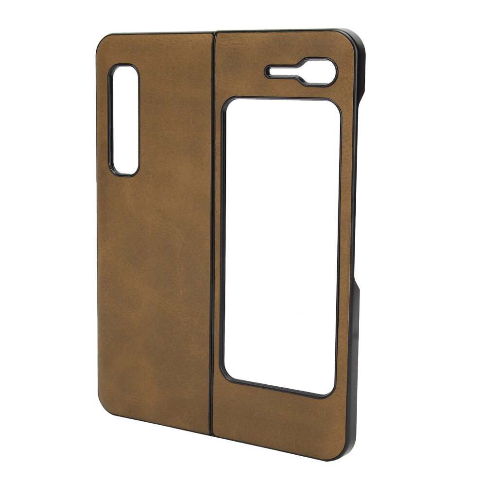 Shockproof Leather Case For Samsung Galaxy Z Fold 1 / W20, Brown 4691388974517