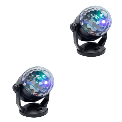 2Pcs USB Par Light Strobe Lamp for Disco and Home Party 2