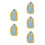 5Pcs Nylon Mesh Drawstring Beach Bag Kids Sand Toy Storage Multi Color 6