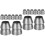 16Pcs Silver Metal Wedges Sturdy Replacement Wedges for Hammer Use 5