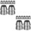 16Pcs Silver Metal Wedges Sturdy Replacement Wedges for Hammer Use 7