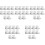 50Pcs Multipurpose Silver Mirror Holders Sturdy Wall Mounting Brackets 3