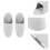 8Pcs Grey Silicone Toothbrush Holder Wall Mount for Bathroom Storage 11