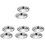 8Pcs Silver Stainless Steel Pot Covers Universal Kitchen Lids 11