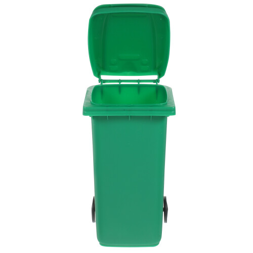 8Pcs Compact Green Trash Can Multi-Functional PP Tabletop Waste Bin 1