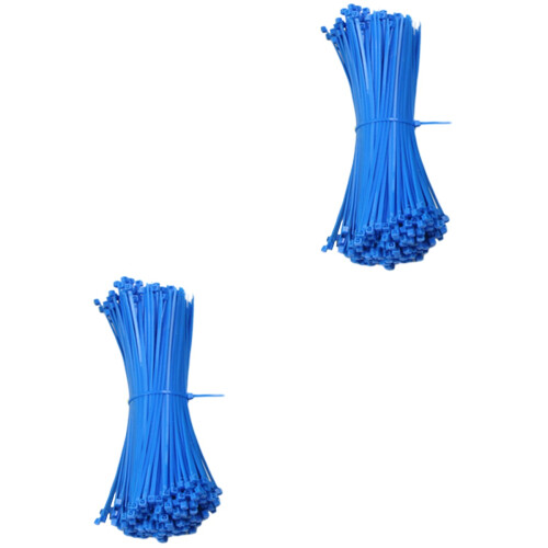 2000Pcs Blue Nylon Cable Ties Wire Durable Self-Locking 2