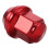4Pcs Red Solid Reinforced Alloy Steel Car Lug Nut Covers 2
