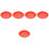 5Pcs Portable Red Plastic Sand Sieves Interactive Beach Toy for Kids 4
