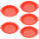 5Pcs Portable Red Plastic Sand Sieves Interactive Beach Toy for Kids 10