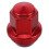4Pcs Red Solid Reinforced Alloy Steel Car Lug Nut Covers 3