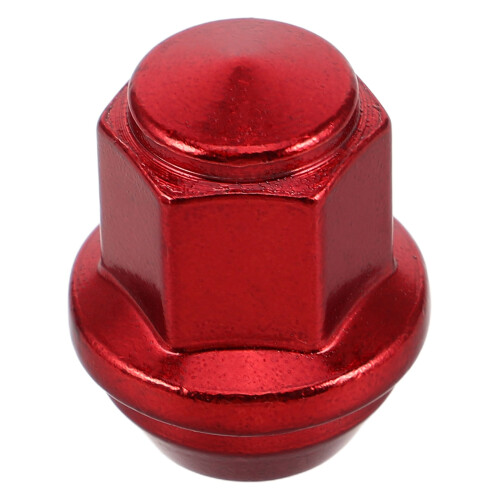 4Pcs Red Solid Reinforced Alloy Steel Car Lug Nut Covers 2