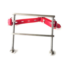 (Red) Steel Tongue Gag for Adults - 50 Char