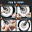 144 Pcs Plastic Sleeves Reflective Spoke Covers Suv Decorate 6