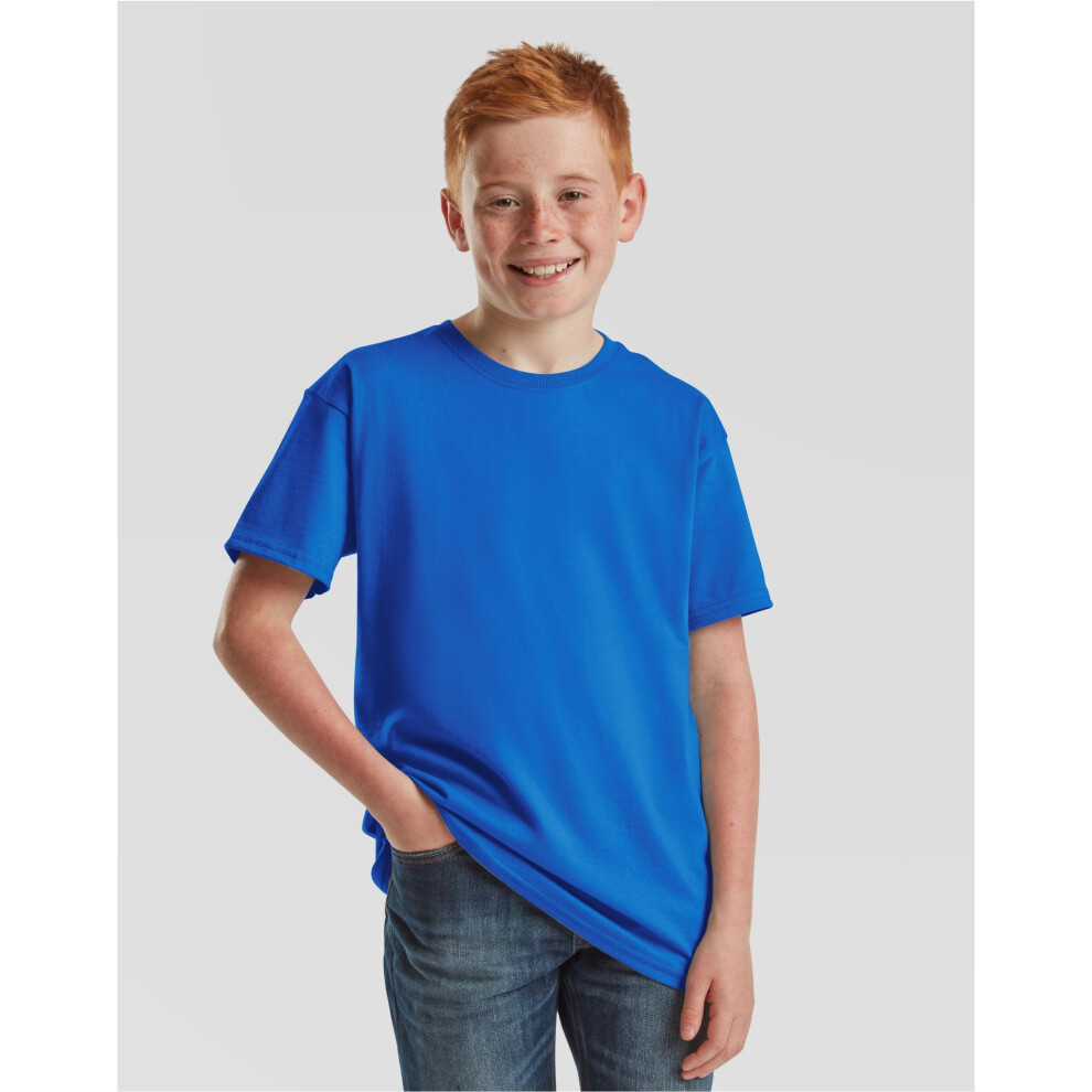 Fruit Of The Loom (5-6 Years, Deep Navy) Childrens/Kids Iconic 195 T-Shirt