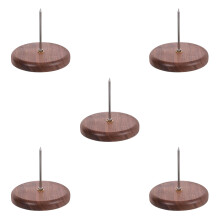 5Pièces Support Reçus Bois Fer Porte-Tickets Simple Résistant