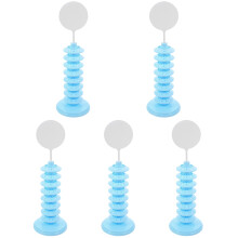 5Pièces Rack Sucettes Multi-Fonction Bleu Ciel En PP Pour Événements