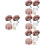 80Pièces Cache-Vis Décoratifs Acier Inoxydable Design Moderne Or Rose 7