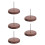 5Pièces Support Reçus Bois Fer Porte-Tickets Simple Résistant 4