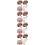 80Pièces Cache-Vis Décoratifs Acier Inoxydable Design Moderne Or Rose 9