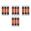 12Pièces Support Téléphone Elastique Ajustable Orange 5