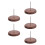 5Pièces Support Reçus Bois Fer Porte-Tickets Simple Résistant 6