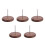 5Pièces Support Reçus Bois Fer Porte-Tickets Simple Résistant 7