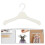 2 Count Hangers Plastic Mini Clothes Rack Creative Crafts Holder 11