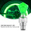 14Pièces Caps LED Vertes Pour Roues Accessoires 11