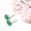 100Pièces Décoratifs Brads En Fer Vert Pour Projets DIY Scrapbook 6