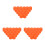 60Pièces Caches Écrous 15Mm Silicone Orange Stelthy Protecteur Roue 10