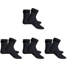 4Pairs Black Neoprene Fin Socks for Diving Warmth Non-Skid Swim Socks
