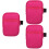3Pièces Néoprène Rosé Pour Bouteille, Pochette Zippée 6