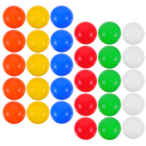 150Pcs Assorted PVC Raffle Drawing Balls Practical Party Game Props 2